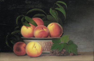 Still-life with Peaches by Raphaelle Peale
